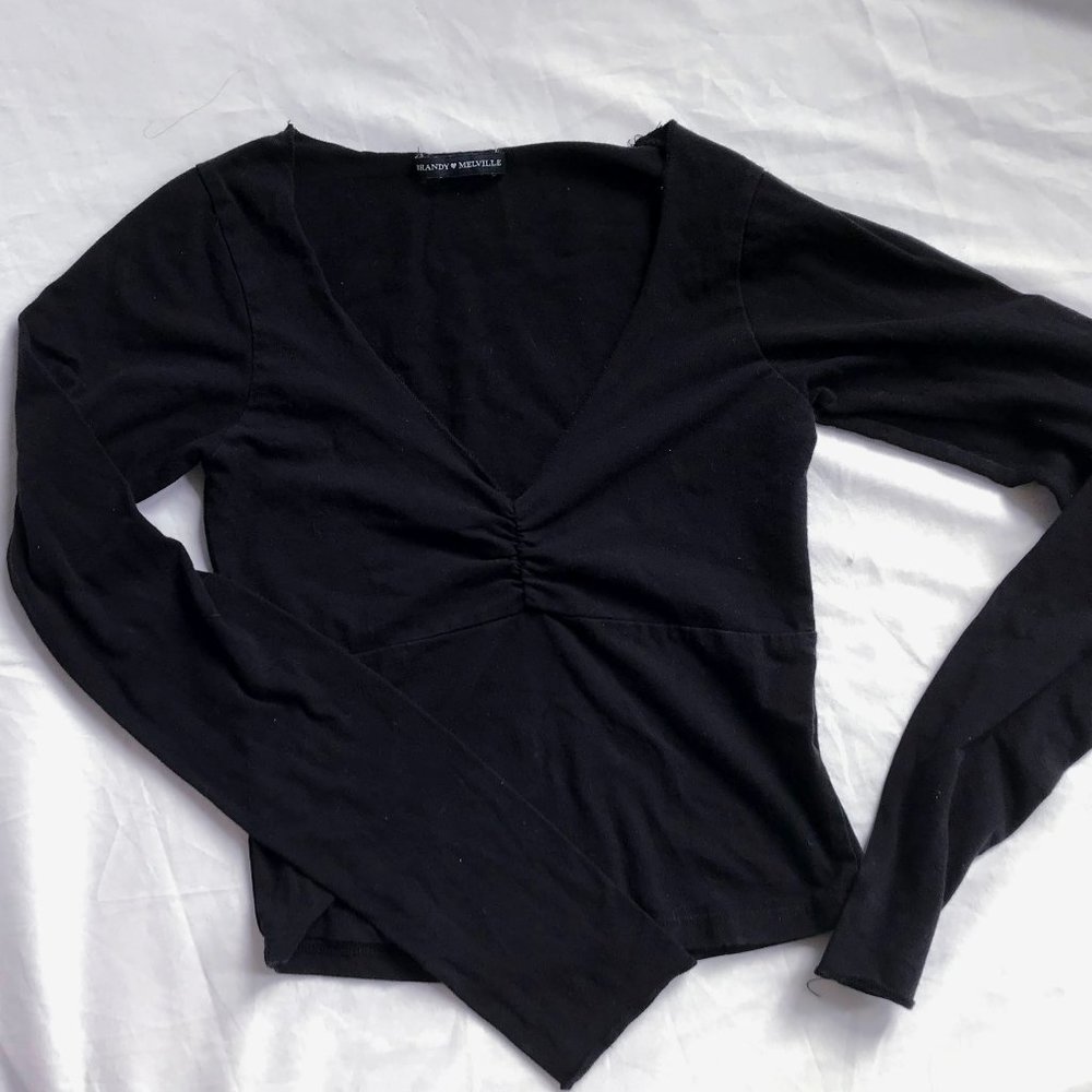 Deep V Blouse